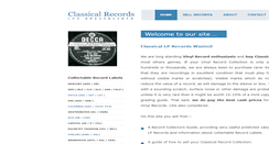 Desktop Screenshot of classicalrecordswanted.co.uk